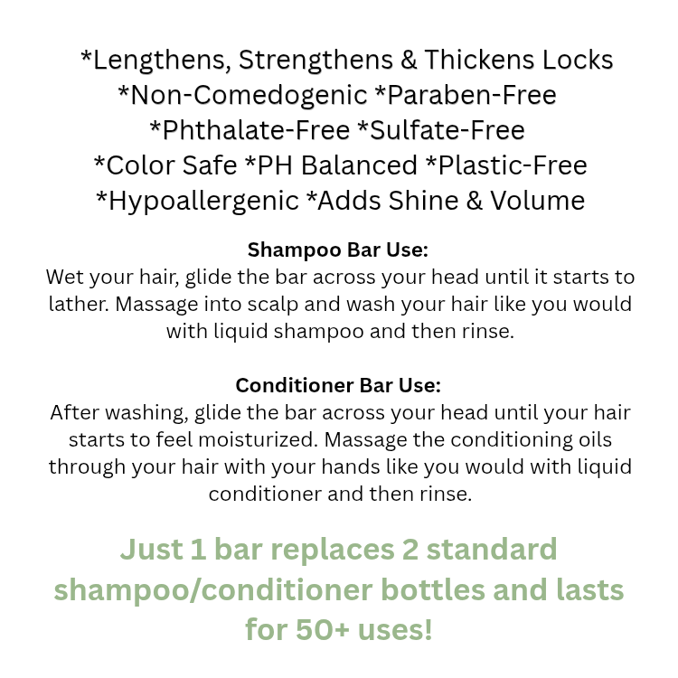 Botanical Grow + Flow Shampoo & Conditioner Bars